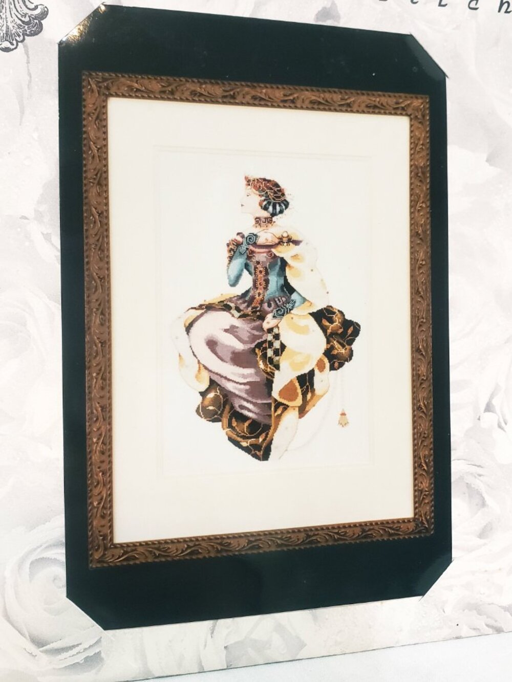 Mirabilia Cross Stitch Pattern Autumn Queen 1999 Nora Corbett MD45